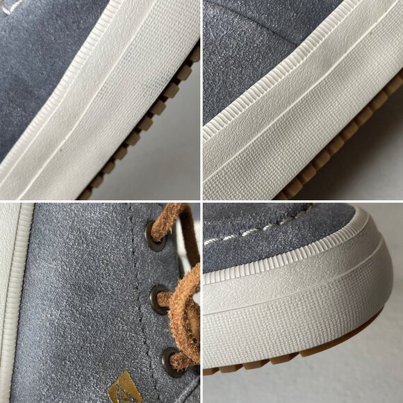 Sperry Top-Sider Women's Crest Gray Suede Sneaker Size 7 - Picture 11 of 16